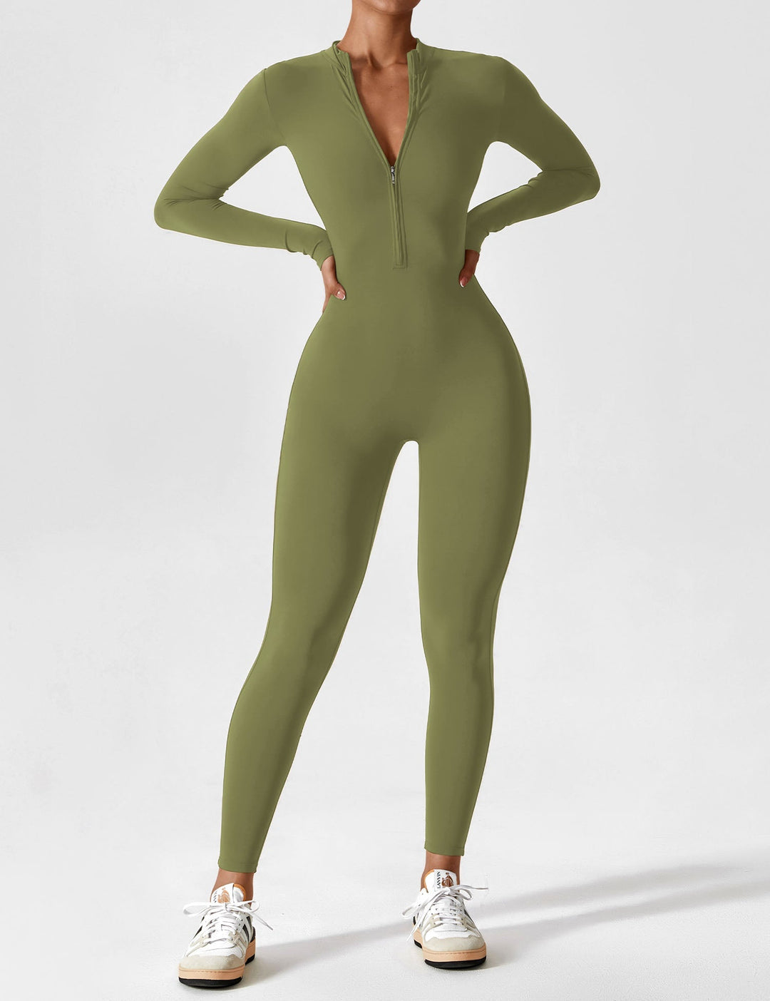 Savannah | Long  Sleeve Zipper Jumpsuit 21