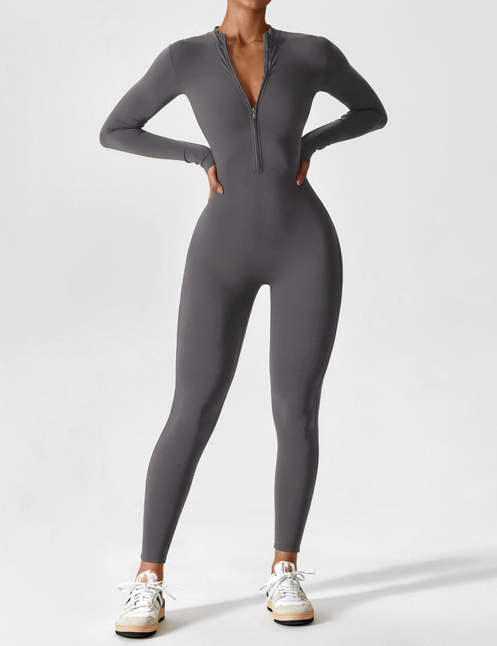 Savannah | Long  Sleeve Zipper Jumpsuit 24