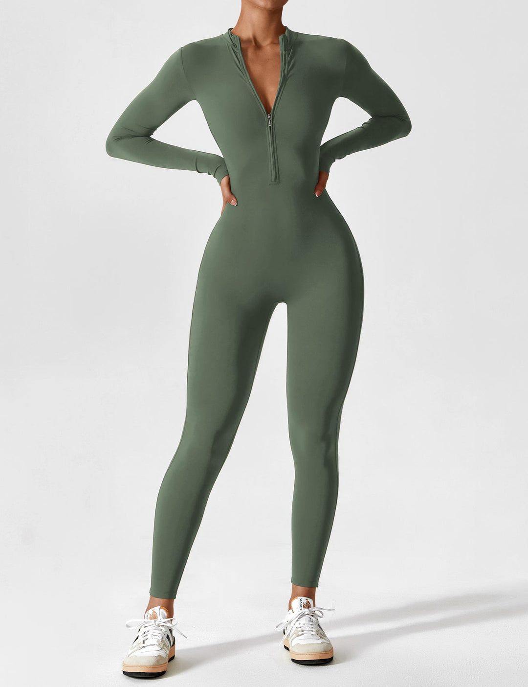 Savannah | Long  Sleeve Zipper Jumpsuit 27