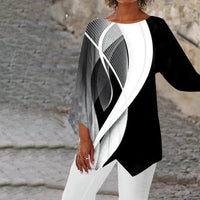 Jessica | Sophisticated And Bold Asymmetric Tunic Top