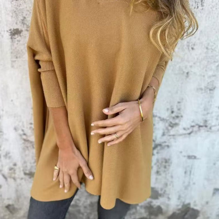 Serena | Elegant, Soft & Relaxed Women's Top - Oversized Knit V-Neck 4