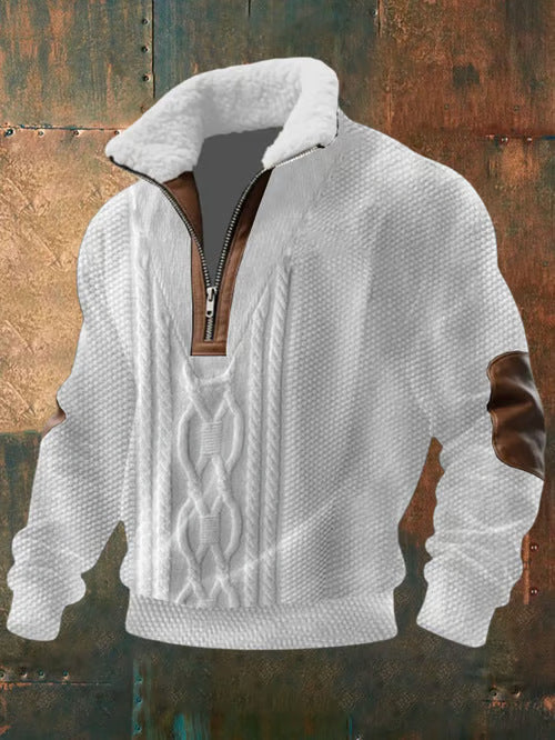 Shirt With High Collar And Lining 0