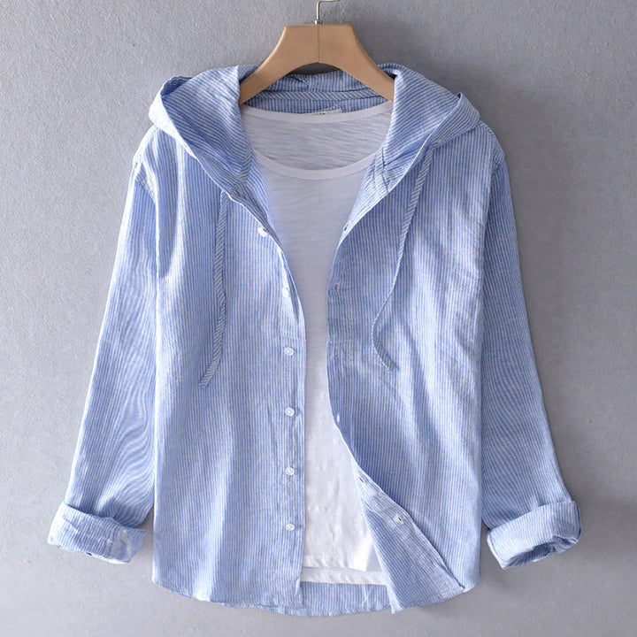 Sienna | Lightweight hooded blouse 0