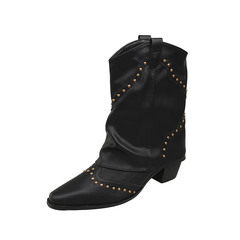 Sierra | Studded Western Boots 0