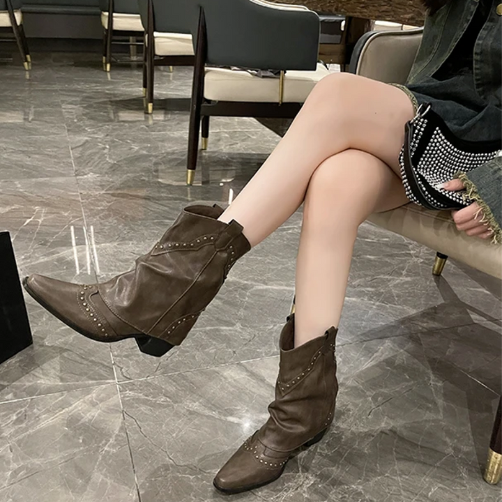 Sierra | Studded Western Boots 1