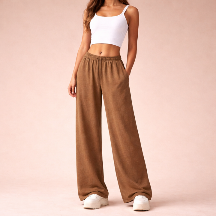 Sofia | Comfortable and modern wide leg jogging pants 7