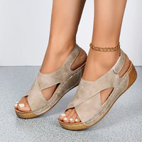 Kristin | Elegant And Supportive Wedge Sandals