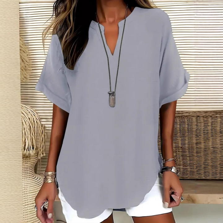 Sophie | Blouse V-Neck Loose Fit Airy Summer Tops for Women 3
