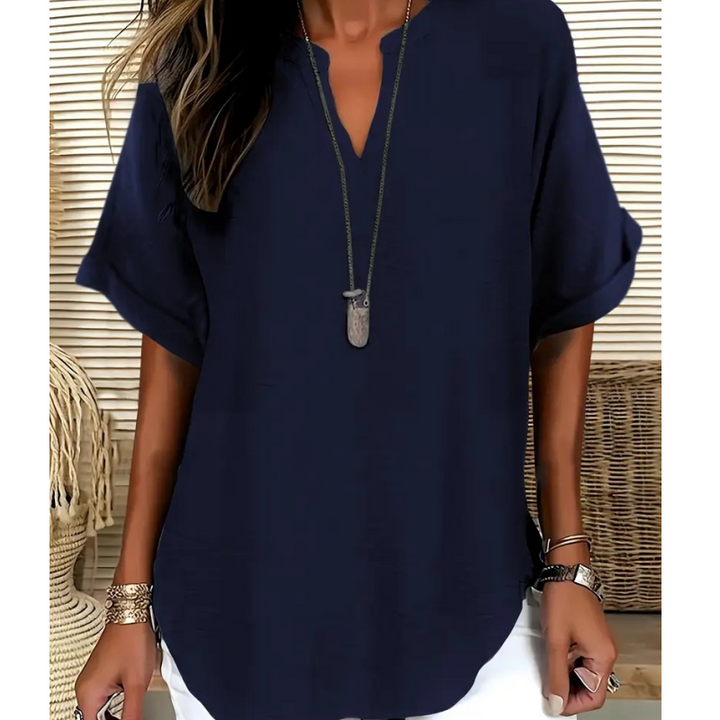 Sophie | Blouse V-Neck Loose Fit Airy Summer Tops for Women 4