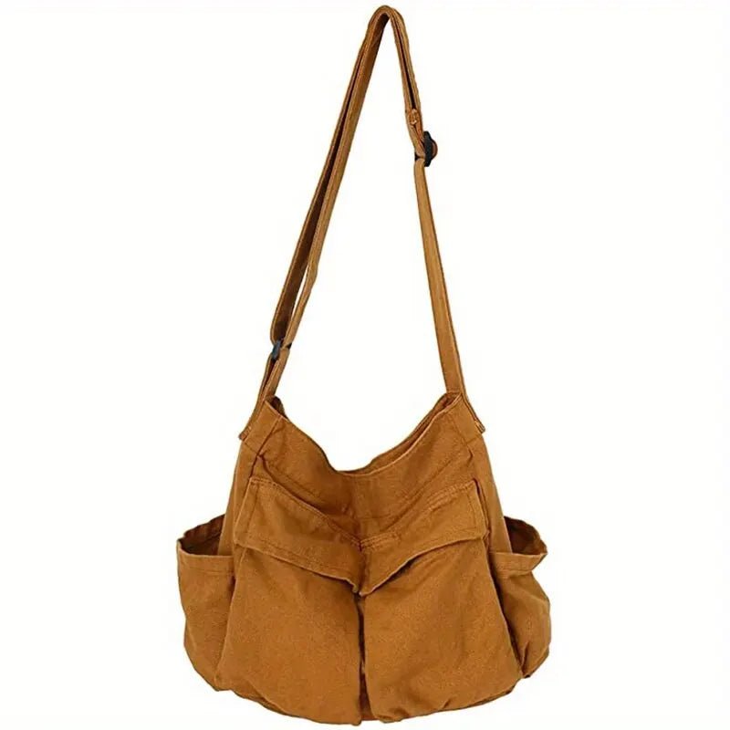 Sophie | Casual Multi-Pocket Canvas Tote Bag 0