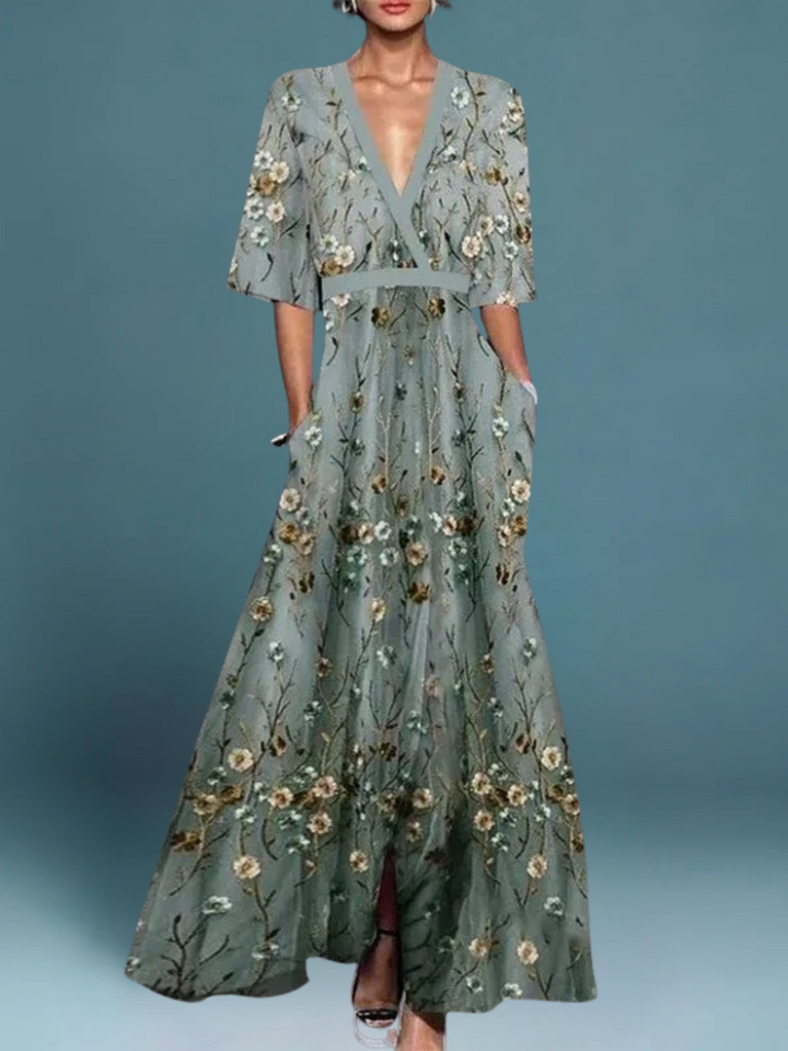 Sophie | Elegant Floral Summer Dress – Perfect for Formal or Casual Occasions 0