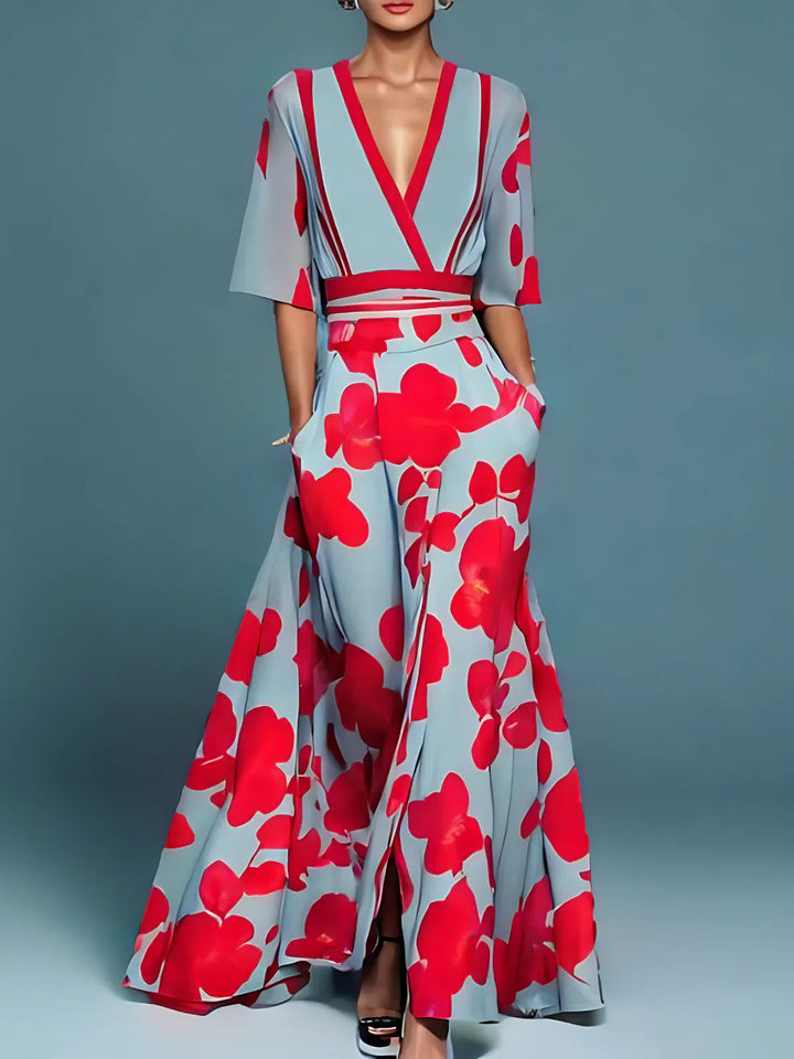 Sophie | Elegant Floral Summer Dress – Perfect for Formal or Casual Occasions 1