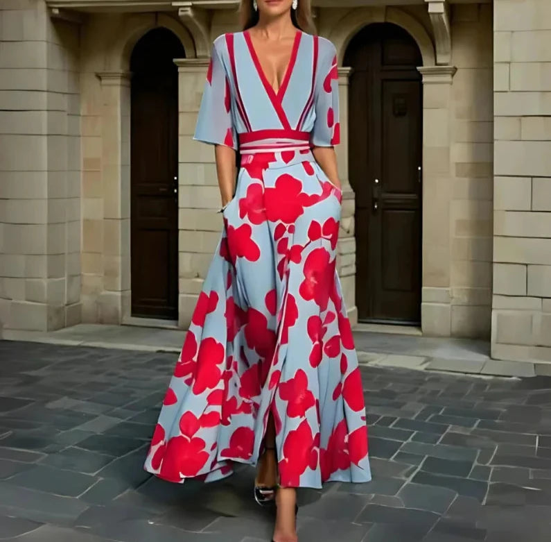 Sophie | Elegant Floral Summer Dress – Perfect for Formal or Casual Occasions 2