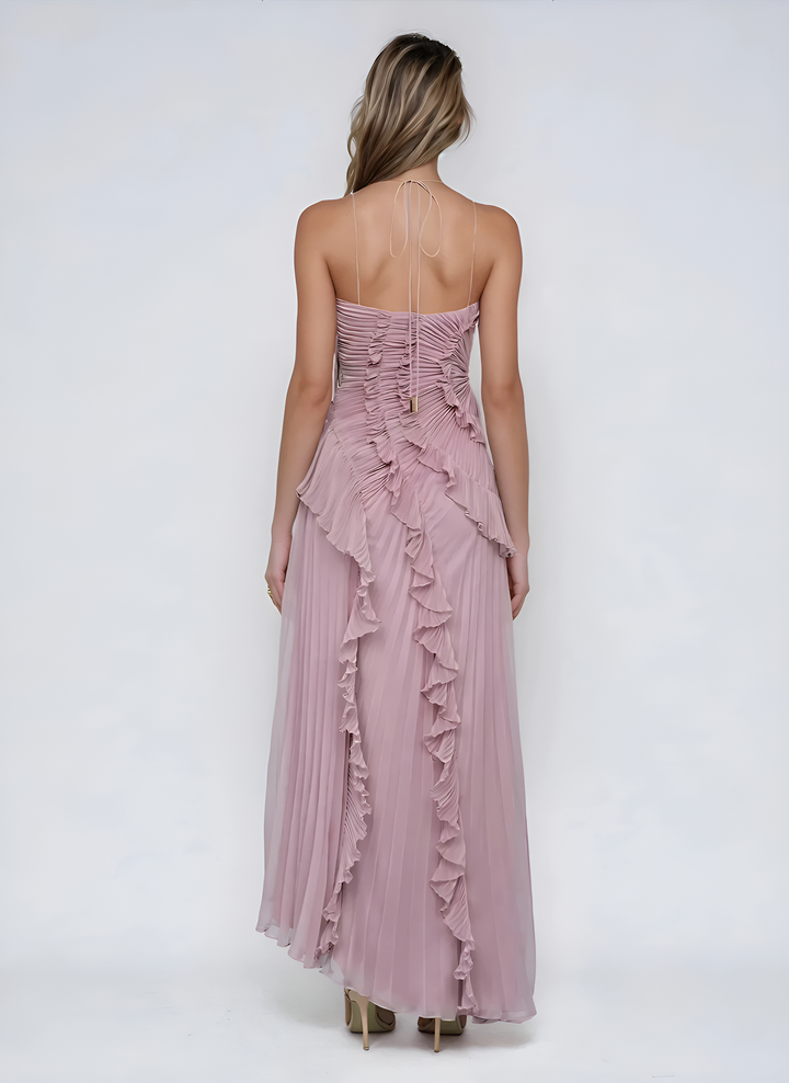 Sophie | Elegant and airy midi dress with ruffles 6