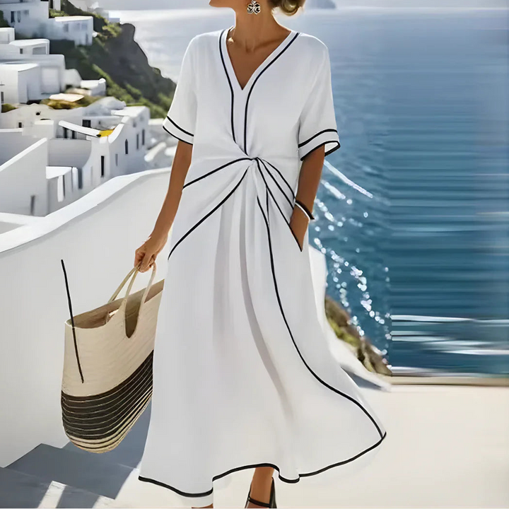 Sophie | Flattering White Maxi Dress - Elegant & Comfortable Long Dress for Women 3