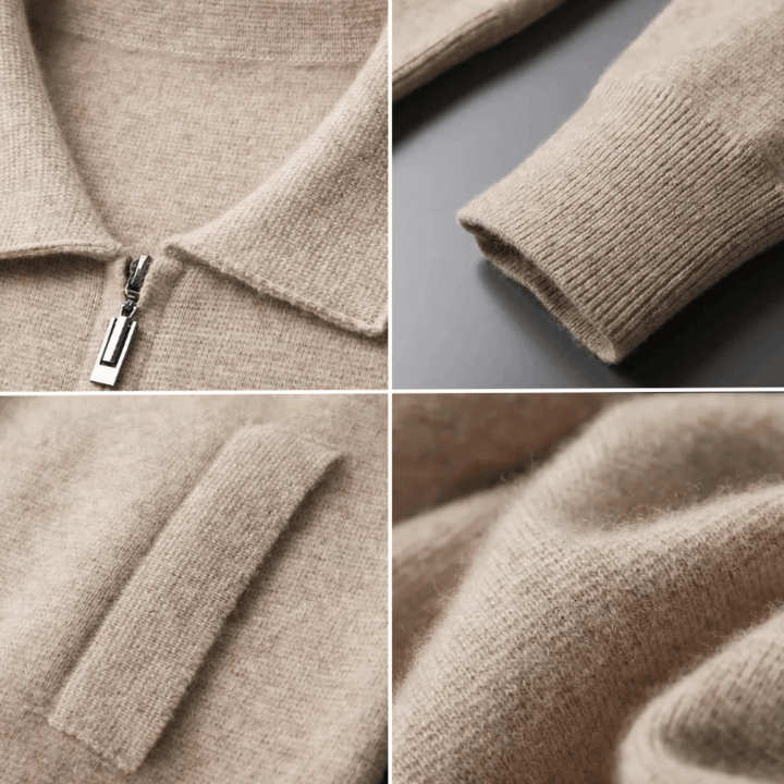 Spencer | Classic cashmere knit sweater 7