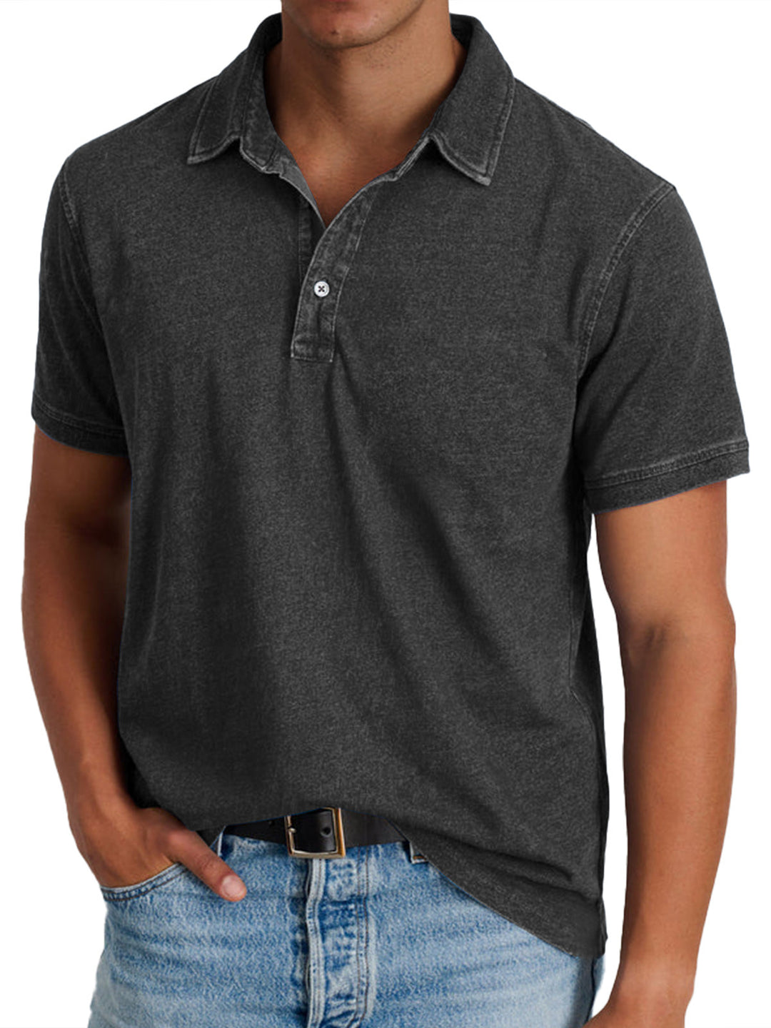 Spencer | Mens Polo Shirts Classic Fit Elegant Cotton Blend 4