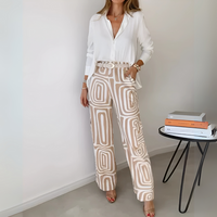 Lily | Geometric Print Two-Piece Set