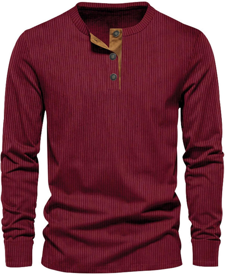 Valenor | Men’s Corduroy Long Sleeve Essential Shirt 6
