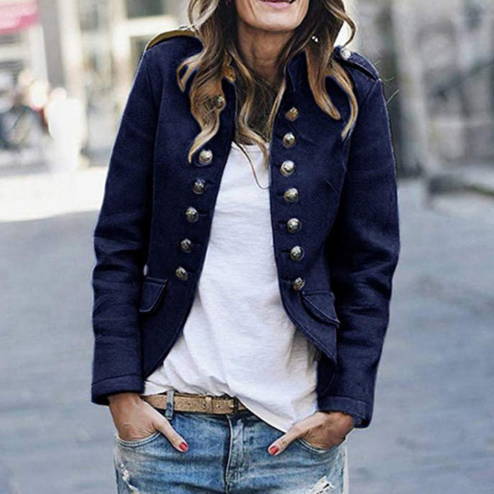 Vanessa | Elegant and Chic Stand-Up Collar Blazer 2