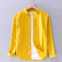 Everett | Camicia Classica in Cotone a Maniche Lunghe
