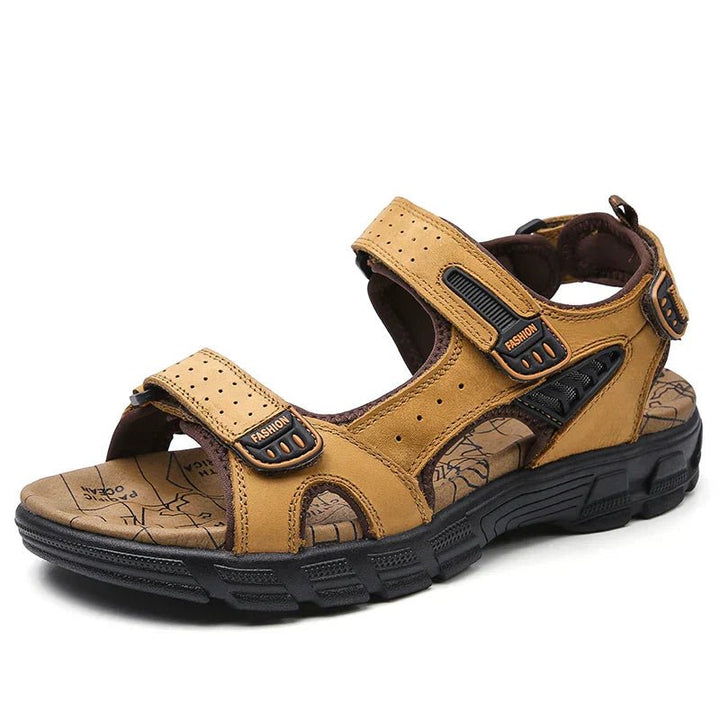 William | Men's Orthopedic Adjustable Leather Sandals 2