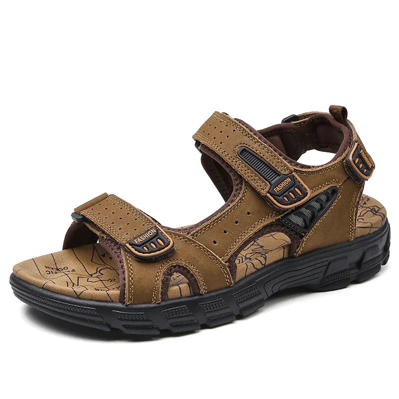 William | Men's Orthopedic Adjustable Leather Sandals 3