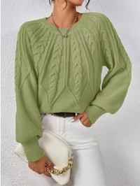 Julia | Elegant And Cozy Cable-Knit Sweater