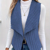 Luna | Elegant and Luxurious Faux Fur Open Front Vest