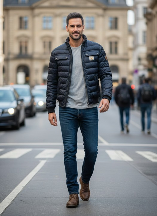 Xander | Modern and elegant lightweight padded jacket 1