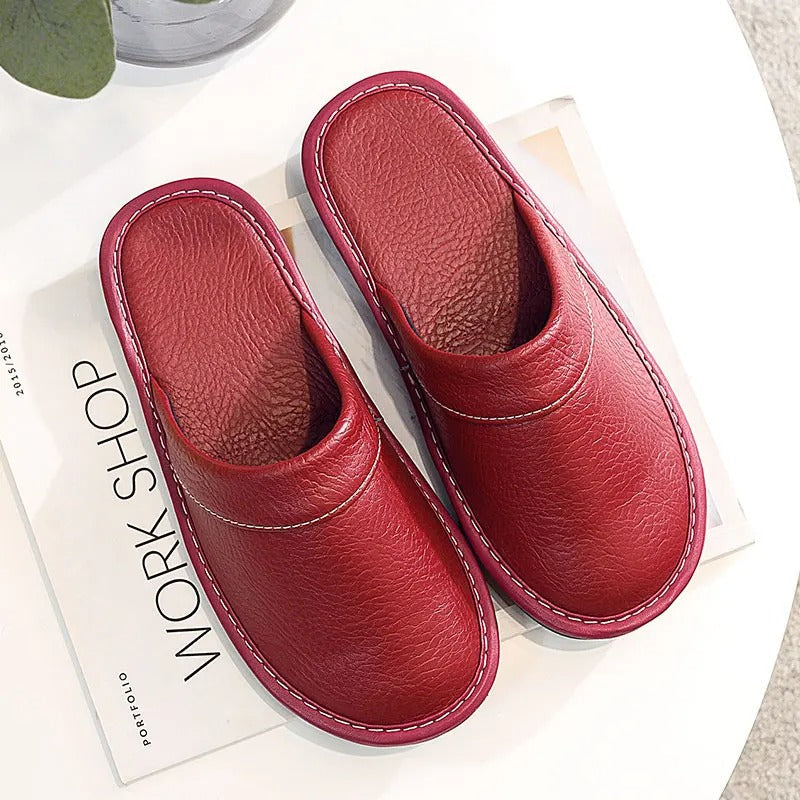 Xavier | Mens Leather Slippers – Ergonomic Comfort 11