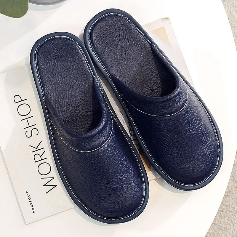 Xavier | Mens Leather Slippers – Ergonomic Comfort 8