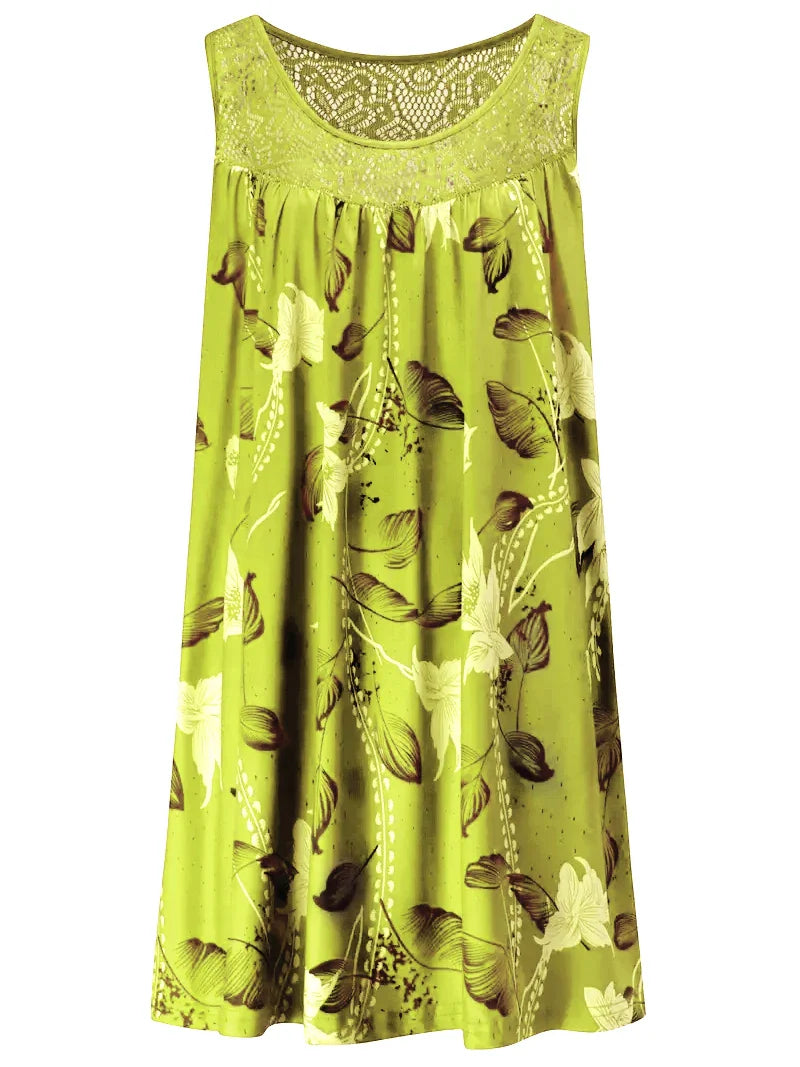 Yvonne | Vibrant and Elegant Floral Lace Maxi Dress 10
