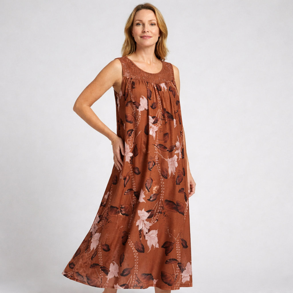 Yvonne | Vibrant and Elegant Floral Lace Maxi Dress 7