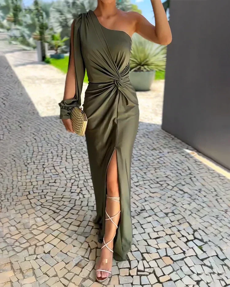 Zoe | Premium Pleated Silhouette Wedding Guest Dress 0