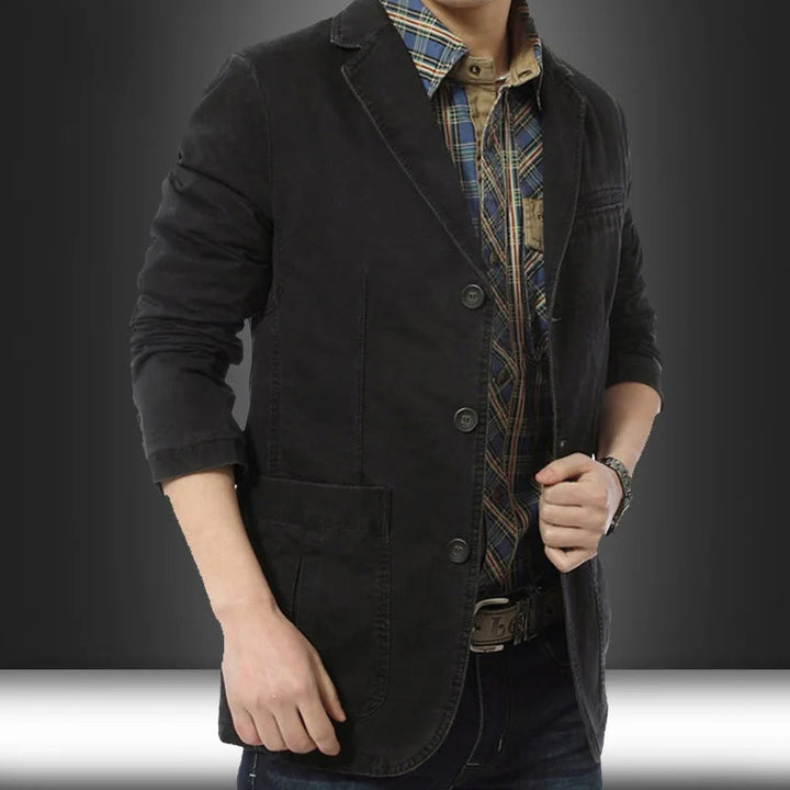 Atlas | Vintage Men's Blazer – Versatile Tailored Fit for Men