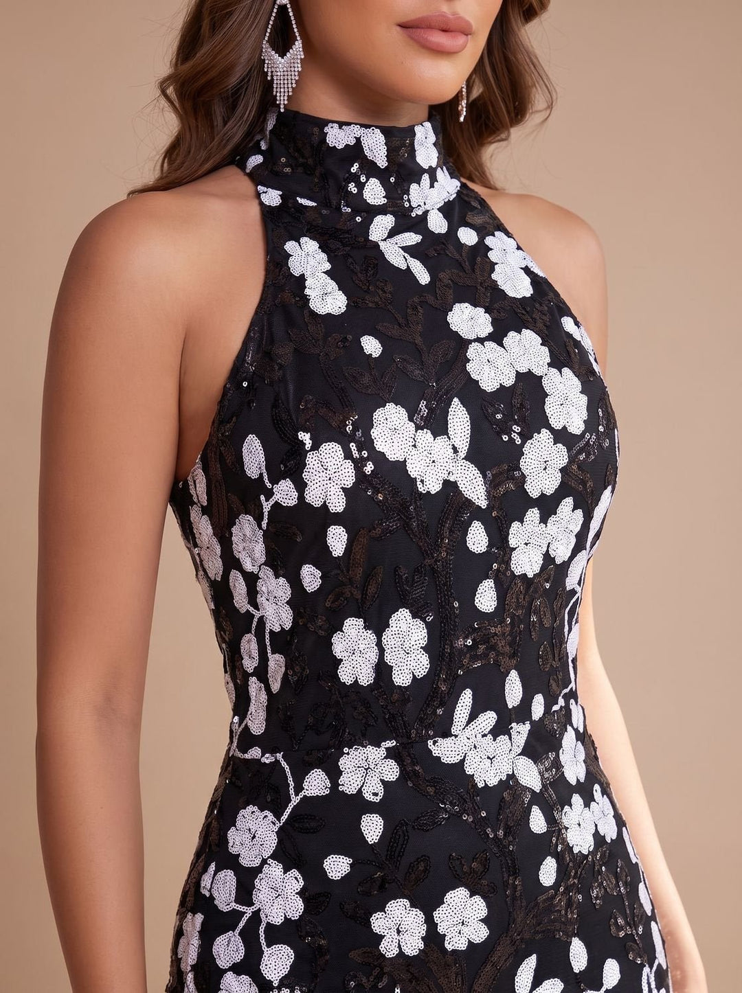 Grace | Mermaid Dress – Floral Sequin Formal Gown for Women