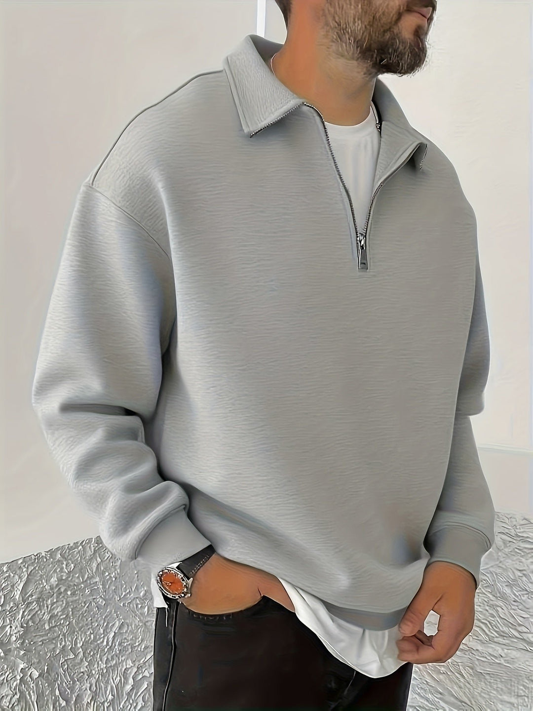 Nexus | Half-Zip Sweatshirt – Cozy Style for Everyday Wear