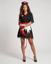 Brielle | Blood-Splatter Scary Nurse Halloween Costume