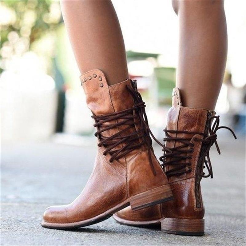 Sienna | Bottines à lacets d’inspiration western