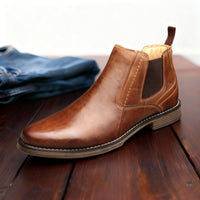 Ethan | Timeless And Durable Leather Ankle Boots