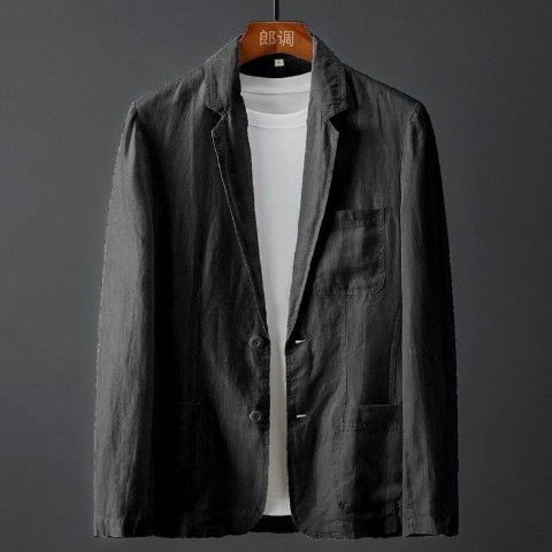 Oliver | Blazer in lino comodo e traspirante