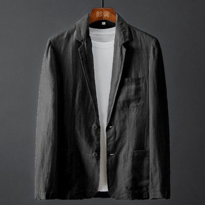 Oliver | Blazer in lino comodo e traspirante