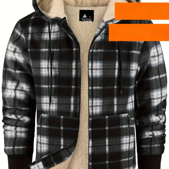 James | Lumberjack Zip-Up Hooded Jacket for Warm Everyday Style