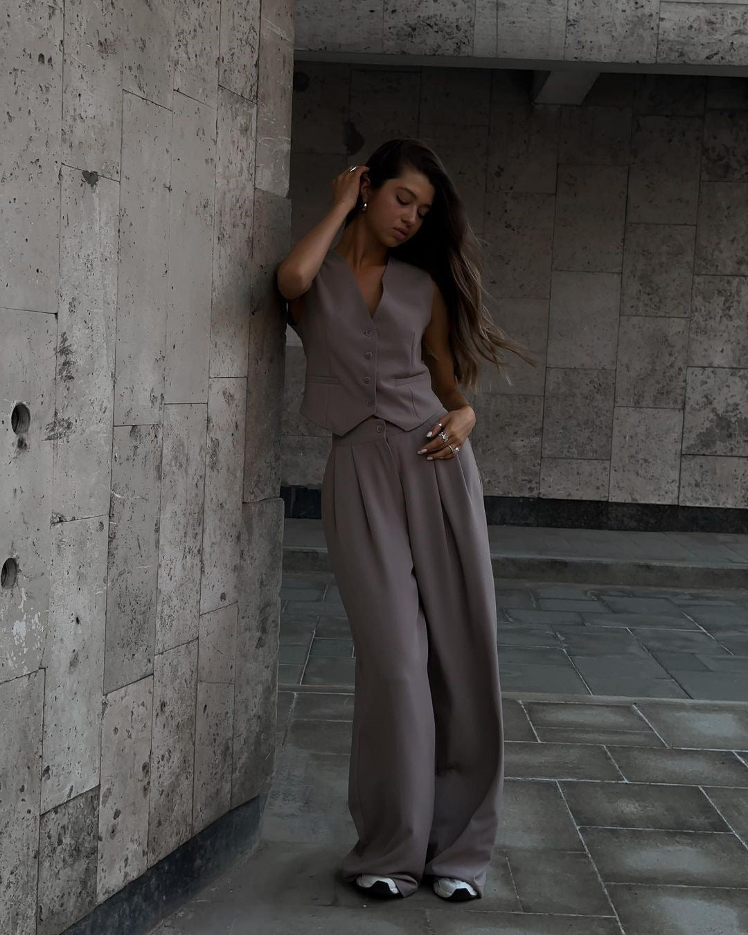Freya | Elegante e moderno completo pantalone a due pezzi