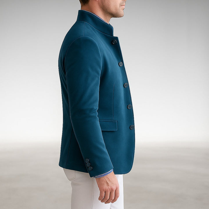 Owen | Mandarin-Collar Blazer Jacket for Men
