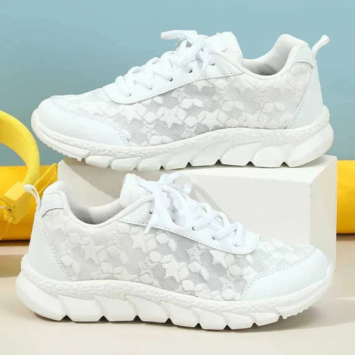 Emily | Sneakers ortopediche traspiranti e sostenitive in mesh, senza lacci