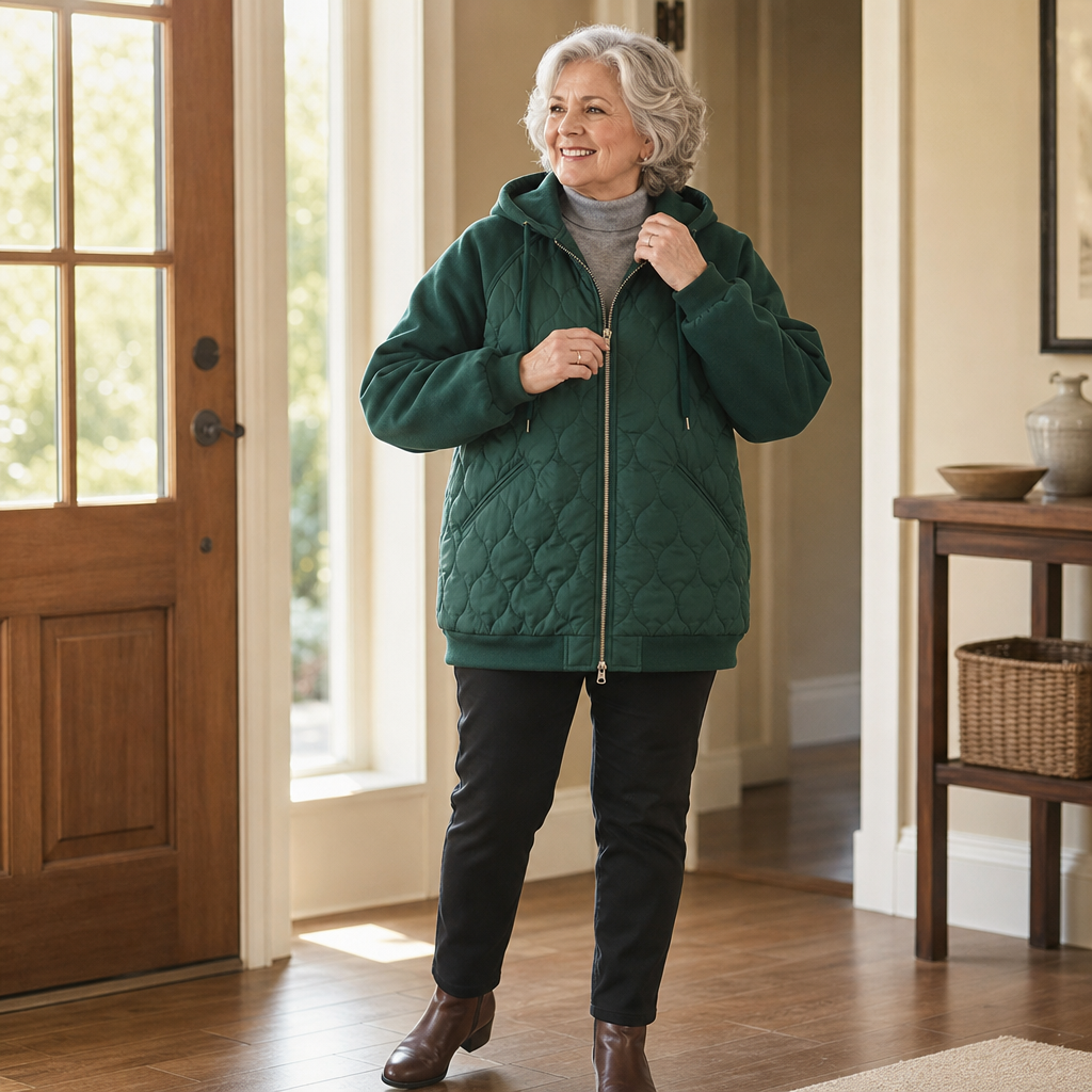 Wearbella | Quilted Hooded Puffer Jacket for Women