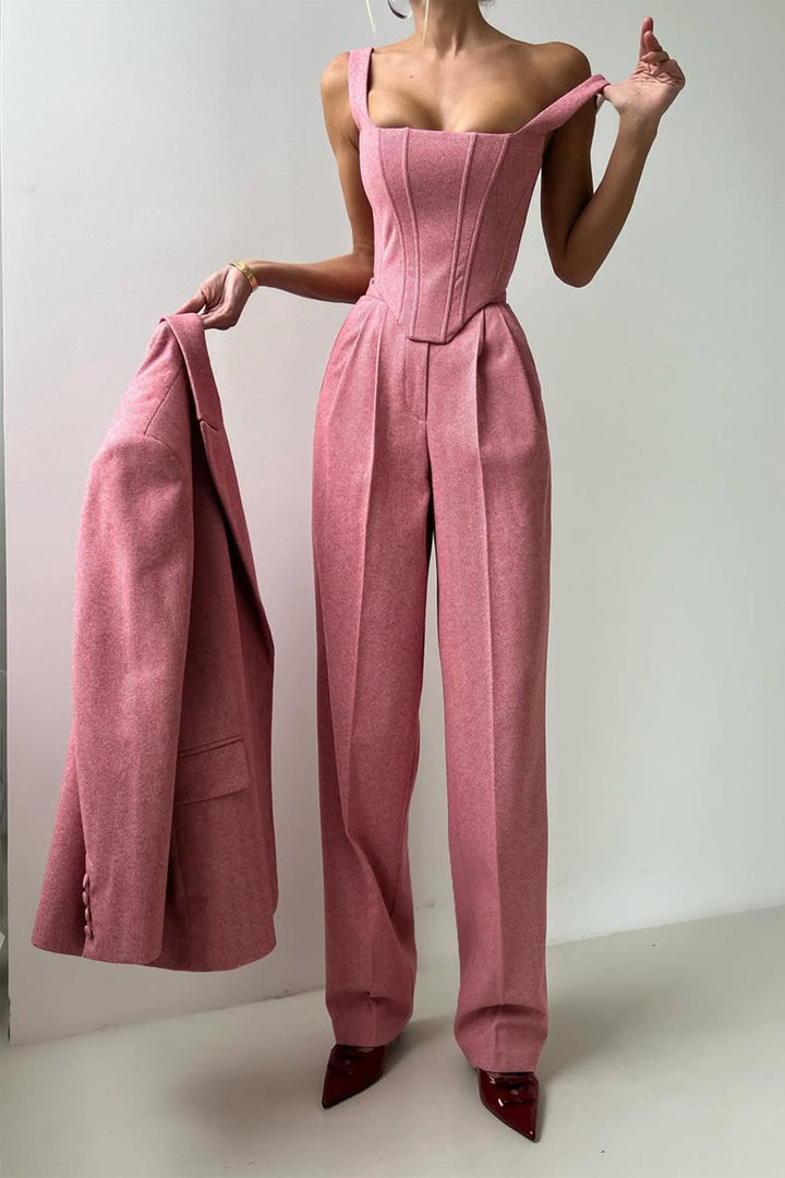 Amelia | Completo da donna moderno e versatile con blazer a tre pezzi