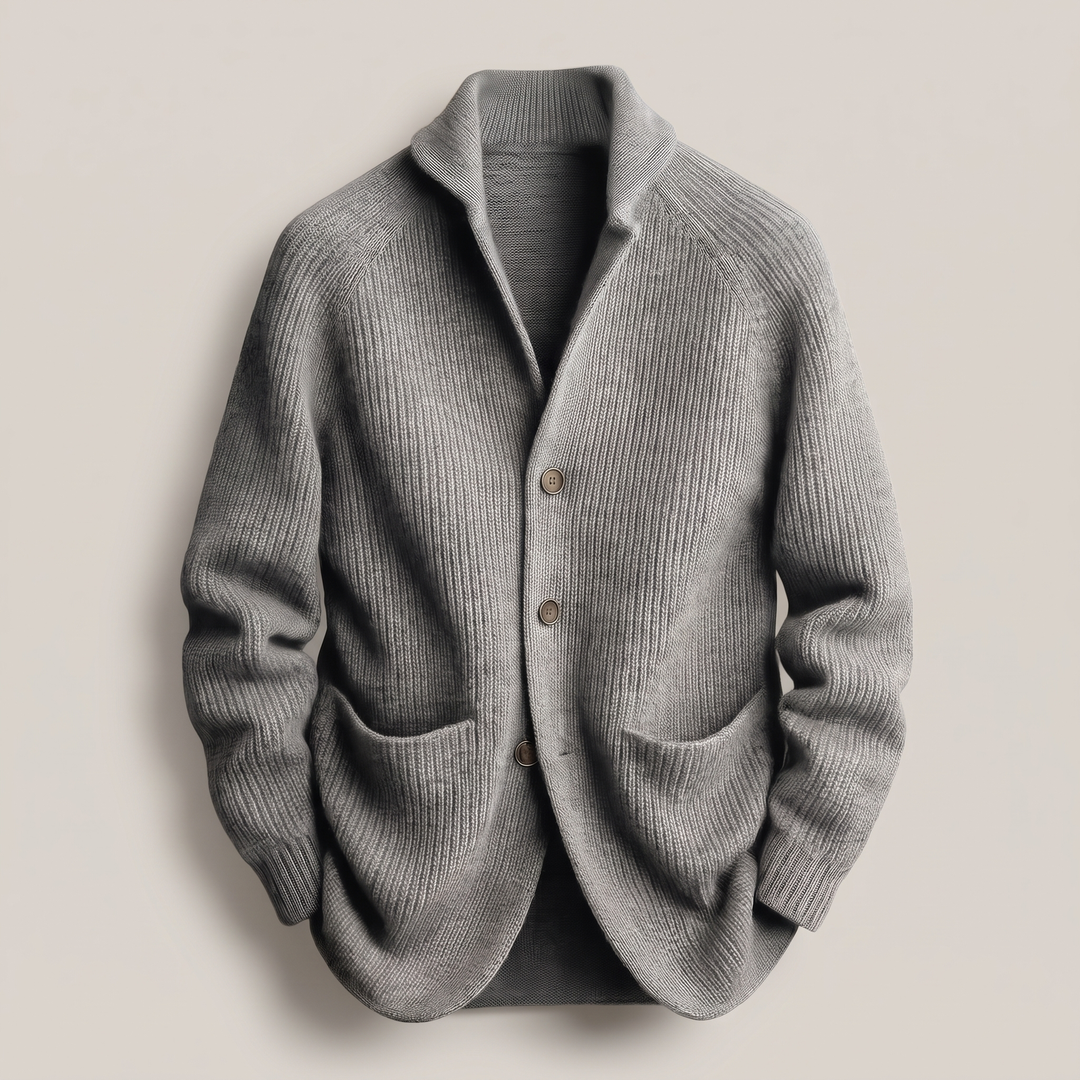 Ravine | Ribbed Knit Blazer – Versatile Smart-Casual Style for Men